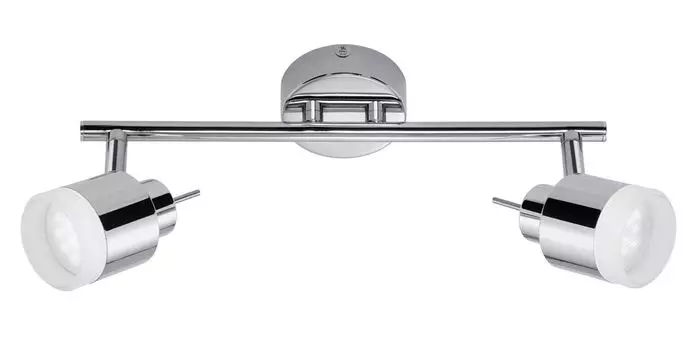 Светодиодный точечный потолочный светильник, 32,5 см, 8 Вт, хром, Briloner Leuchten