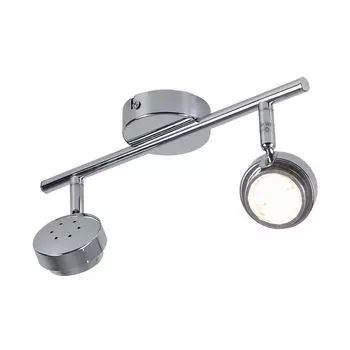 Светодиодный точечный светильник, хром, поворотный точечный светильник, L 30 см etc-shop, серебро