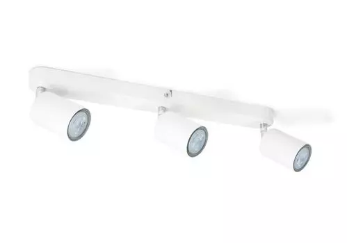 Светодиодный точечный светильник, светодиодный потолочный светильник, 3 лампы для точечных светильников GU10, поворотный поворотный SIENA WHITE LumenTEC