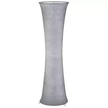 Светодиодный торшер из текстиля серого цвета с ножным выключателем etc-shop, серый