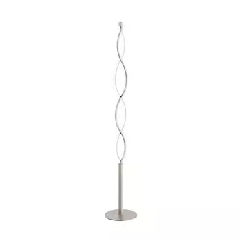 Светодиодный торшер Lindby "Auron" из алюминия из пластика, серебро