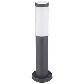 Светодиодный торшер, нержавеющая сталь, H 45 см etc-shop, серый