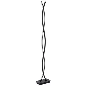 Светодиодный торшер, ножной переключатель, черный графит, H 143 см etc-shop