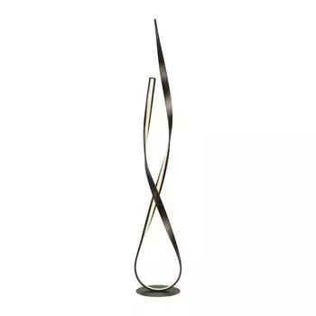 Светодиодный торшер Paul Neuhaus Linda из металла цвета ржавчины, коричневый