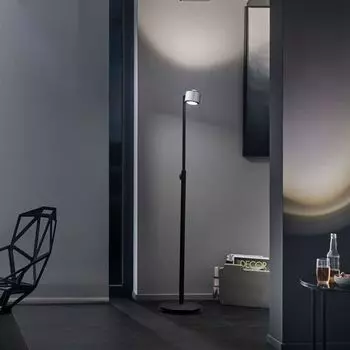 Светодиодный торшер Paulmann Aldan 17 Вт черный и матовый алюминий с регулируемой яркостью