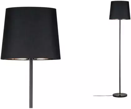 Светодиодный торшер Paulmann "Enja", 1 лампочка, лампочка E27 | без лампочки, Е27 36,0 см, Рост: 160,0 см., черный/медный