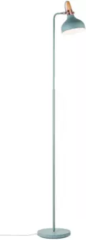 Светодиодный торшер Paulmann "Juna", 1 лампочка, лампочка E14 | без лампочки, Е14 Рост: 158,0 см., светло-зеленый/медный цвет