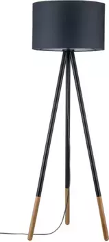 Светодиодный торшер Paulmann "Рюрик", 1 лампочка, лампочка E27 | без лампочки, Е27 53,8 см, Рост: 153,0 см., серый/коричневый