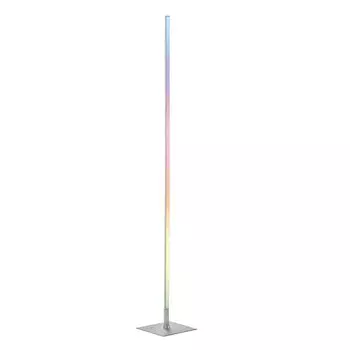 Светодиодный торшер RGB, пульт дистанционного управления, регулировка яркости, высота 151 см etc-shop, серебро