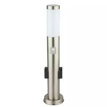 Светодиодный торшер RGB с розетками и датчиком движения BOSTON etc-shop, серый