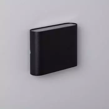 Светодиодный уличный настенный светильник 6 Вт, алюминиевый квадратный двусторонний светильник, светящийся черный, 2700 К, теплый белый LEDKIA