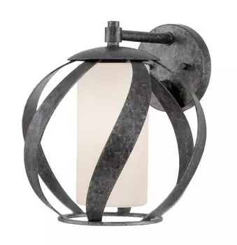 Светодиодный уличный настенный светильник MeineWunschleuchte Schwarz, Hhe 28cm цвет alt schwarz