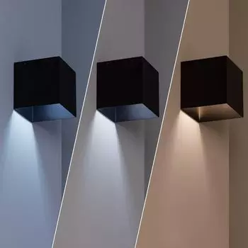 Светодиодный уличный настенный светильник на солнечной батарее 2 Вт с радаром детектора движения Rabat 3000K теплый белый LEDKIA