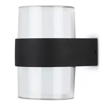 Светодиодный уличный настенный светильник Telefunken Cludu, черный