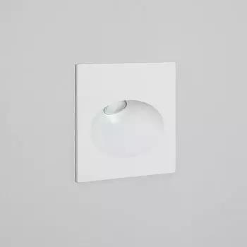 Светодиодный встраиваемый настенный светильник 3Вт для наружного применения квадратный белый Coney 4000K нейтральный белый LEDKIA