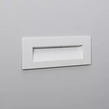 Светодиодный встраиваемый настенный светильник 6Вт Прямоугольный Белый Groult 2700K Теплый белый LEDKIA