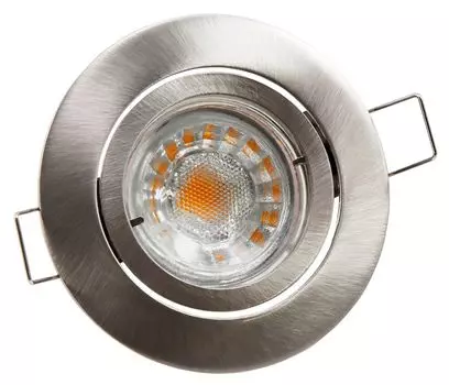 Светодиодный встраиваемый потолочный светильник McShine, 5Вт COB, 400 лм, 3000К, 82мм, включая цоколь ETT