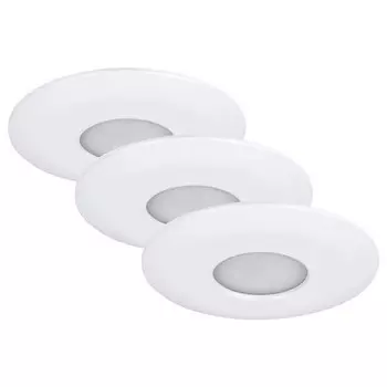 Светодиодный встраиваемый светильник Briloner Attach O III (3 шт), белый