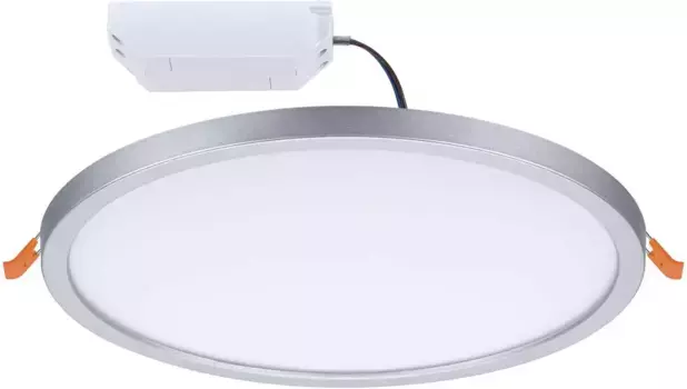 Светодиодный встраиваемый светильник для ванной комнаты Paulmann "Areo", класс защиты IP44, 3-ступенчатая регулировка яркости, 23 см, вкл 23 см, Высота: 2,6 см, цвет chromfarben