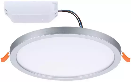 Светодиодный встраиваемый светильник для ванной комнаты Paulmann "Areo", класс защиты IP44, ступенчатая схема WarmDim, 17,5 см, вкл 17,5 см, Высота: 2,6 см, цвет chromfarben