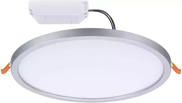 Светодиодный встраиваемый светильник для ванной комнаты Paulmann "Areo", класс защиты IP44, ступенчатая схема WarmDim, 23 см, вкл 23 см, Высота: 2,6 см, цвет chromfarben