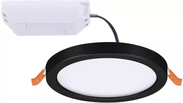 Светодиодный встраиваемый светильник для ванной комнаты Paulmann "Areo", класс защиты IP44, 11,8 см, вкл. светодиодную лампу 11,8 см, Высота: 2,6 см, черный