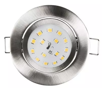 Светодиодный встраиваемый светильник McShine "Slim", 82х28мм, 5Вт, 400 лм, 4000К, матовая нержавеющая сталь ETT