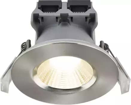 Светодиодный встраиваемый светильник Nordlux "Fremont", 1 шт., включая стационарную светодиодную лампу 2700К, класс защиты IP65 8,5 см, Высота: 5,4 см, цвет Gebrsteter Stahl