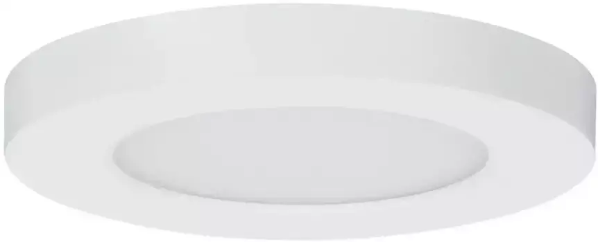 Светодиодный встраиваемый точечный светильник Paulmann "Встраиваемая светодиодная панель Cover-it круглая 116мм 6Вт 3000К белый матовый" 11,6 см, Высота: 1,4 см, белый