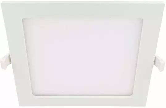 Светодиодный встраиваемый точечный светильник, плоский квадрат - 12 Вт - точечный светильник прямоугольный - 230 В - установочный размер 150x150 мм Aigostar