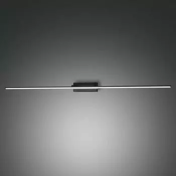 Светодиодный зеркальный светильник Fabas Luce Nala черного цвета 20 Вт 2460 лм IP44, черный