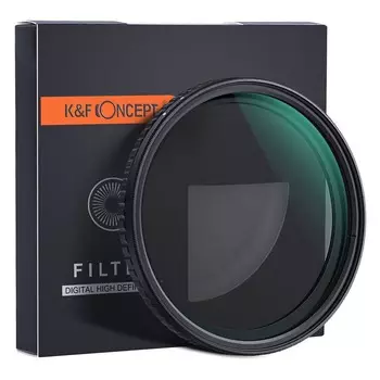 Светофильтр K&F Concept Nano X Variable Fader NDX, ND2-32, 1-5 ступеней, 49 мм