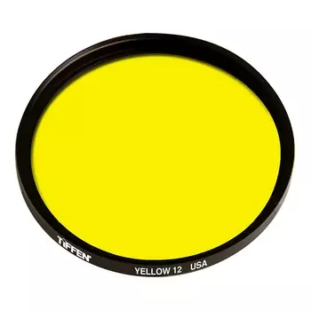 Светофильтр Tiffen #12 Yellow, 77 мм, 1 ступень, желтый