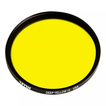 Светофильтр Tiffen #15, 82 мм, 1.3 ступени, темно-желтый