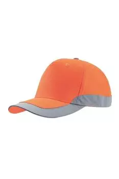 Светоотражающая кепка Helpy с 5 панелями Atlantis, оранжевый