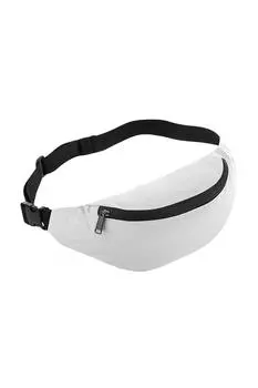 Светоотражающая поясная сумка Bagbase, серебро