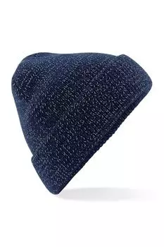 Светоотражающая шапка Beechfield, темно-синий
