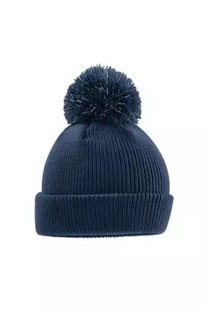 Светоотражающая шапка Beechfield, темно-синий