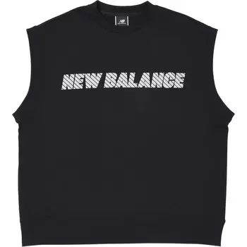 Светоотражающий майка мужская черный New Balance, черный