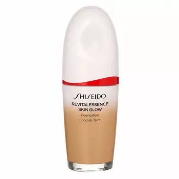 Светящаяся основа revitalessence skin glow foundation Shiseido, цвет nr. 350, 30 мл