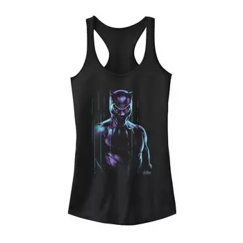 Светящаяся портретная майка Marvel Black Panther для юниоров Licensed Character