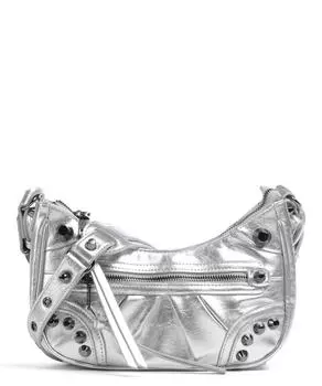 Светящаяся сумка через плечо из искусственной кожи Steve Madden, серебряный
