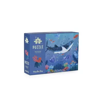 Светящийся в темноте пазл SEA LIFE 676441 Moulin Roty