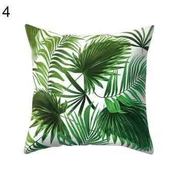 Свежие листья монстеры, цветок, декоративная подушка, чехол для дивана-кровати, украшение-4 # Stuttg