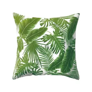 Свежие листья монстеры, цветок, декоративная подушка, чехол для дивана-кровати, украшение-2 # Stuttg