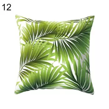 Свежие листья монстеры, цветок, декоративная подушка, чехол для дивана-кровати, украшение-12 # Stuttg