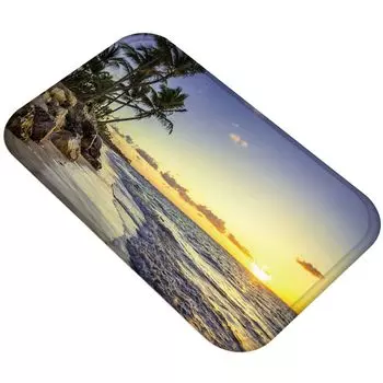 Свежий пляж, небо, кухня, прихожая, дверной коврик, входной ковер, нескользящий коврик для ванной комнаты-4 # Stuttg, мультиколор