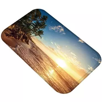 Свежий пляж, небо, кухня, прихожая, дверной коврик, входной коврик, нескользящий ковер для ванной комнаты-14 # Stuttg, мультиколор