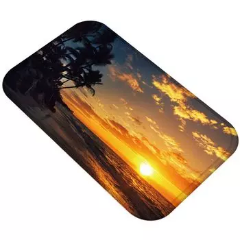 Свежий пляж, небо, кухня, прихожая, дверной коврик, входной коврик, нескользящий коврик для ванной комнаты-3 # Stuttg, мультиколор