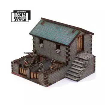 Свинарник (предварительно окрашенный), Europe At War - Buildings (15mm)